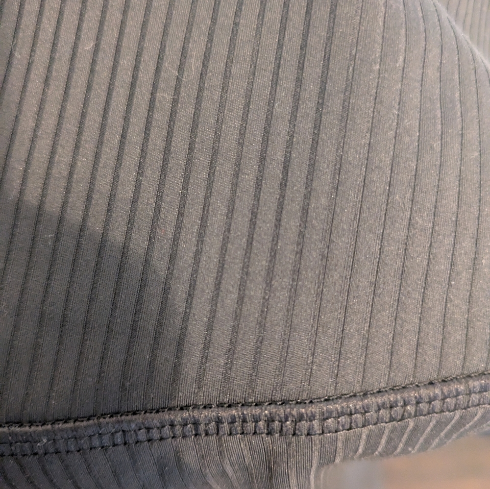 Girlfriend Collective Black High-Waisted Ribbed Compressive Leggings - Picture 4 of 4